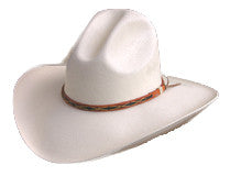 Canvas-Straw Hoss Style Cowboy Hat