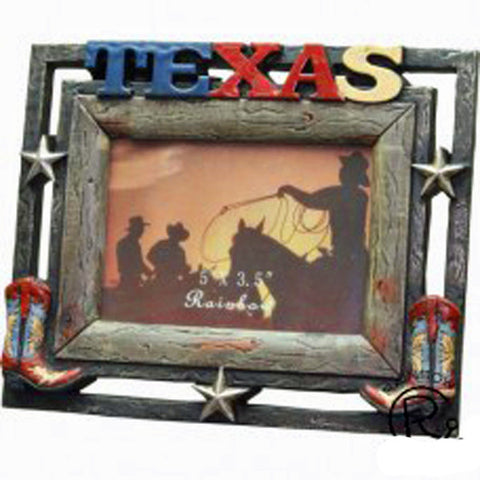 Rustic Texas Picture Frame 6" x 4"