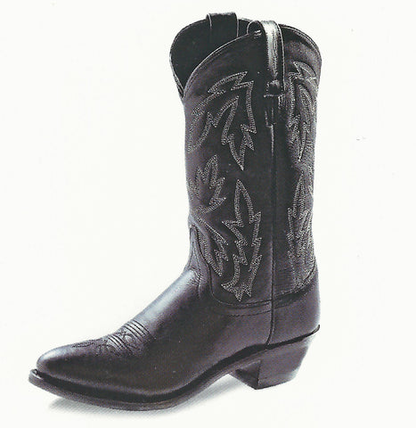 Old West Ladies Black Cowgirl Boots