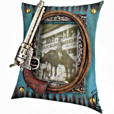 Gun Picture Frame with Rope 8" x10"