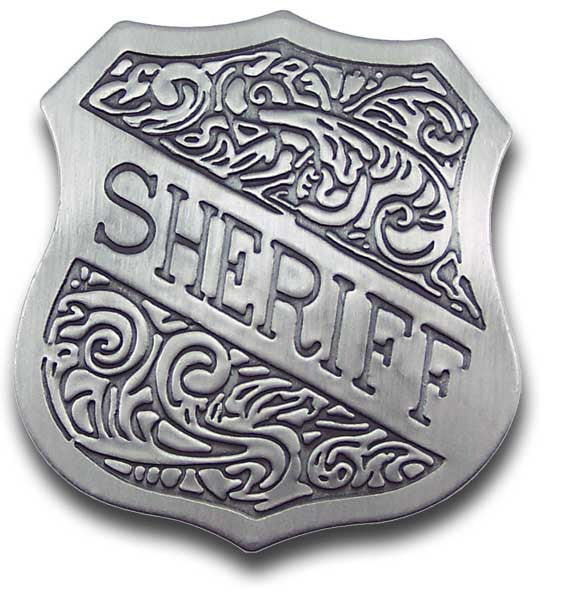 Sheriff Shield Badge – Wild Wild West