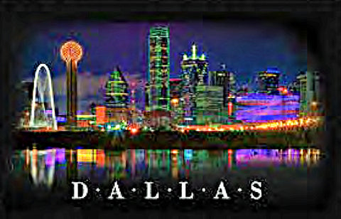 Dallas Skyline Texas Tee