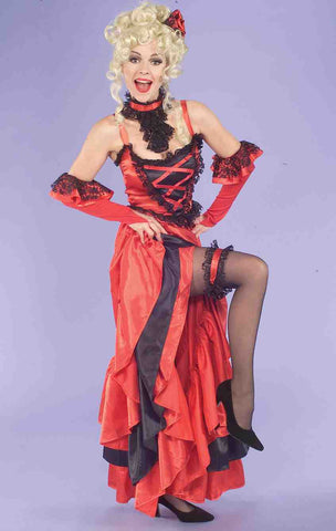 Red Saloon Girl