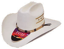 Canvas Straw Cattlemen Cowboy Hat