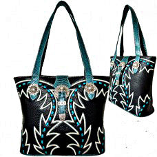 Western Handbag Turquoise Concho