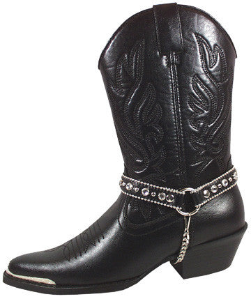 Charlotte Black Cowgirl Boot