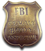 FBI Female Inspector Badge