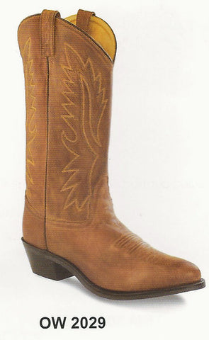 Old West Men's Tan Cowboy Boot