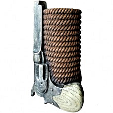 Old West Pistol Vase