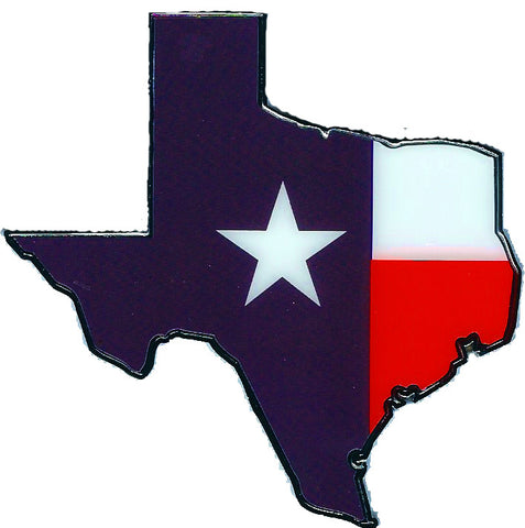 State of Texas Flag Automobile Emblem