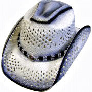 White/Grey Cowboy Hat